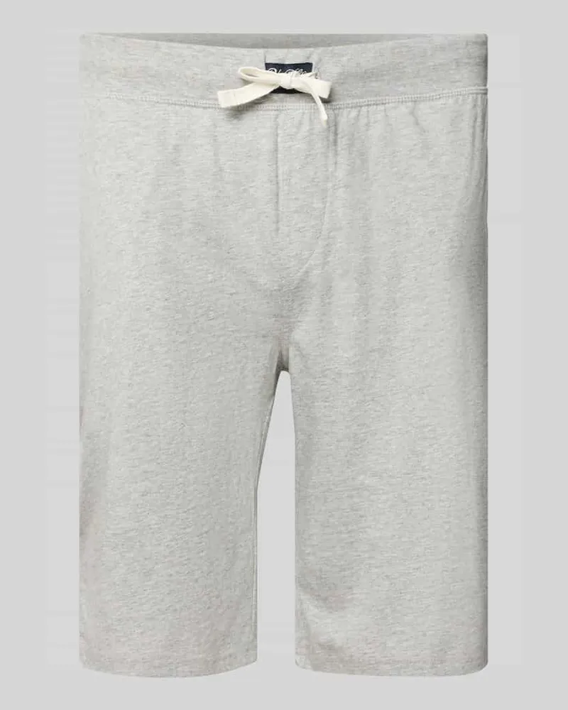 Ralph Lauren Shorts aus Jersey mit Logo-Stickerei Mittelgrau