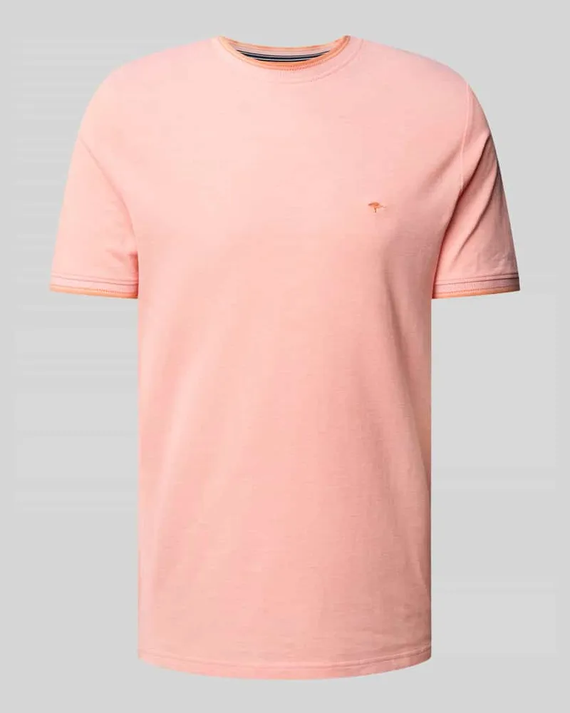 Fynch-Hatton T-Shirt mit Label-Stitching 