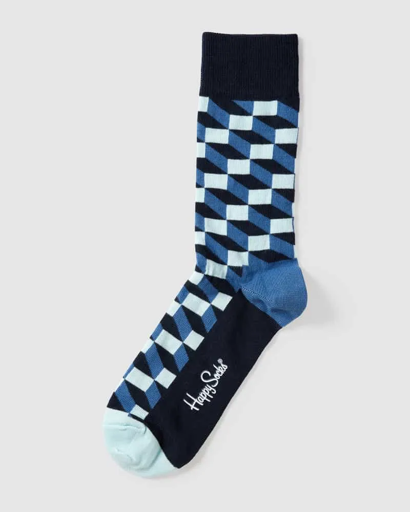 Happy Socks Socken mit Allover-Muster Modell 'FILLED OPTIC 