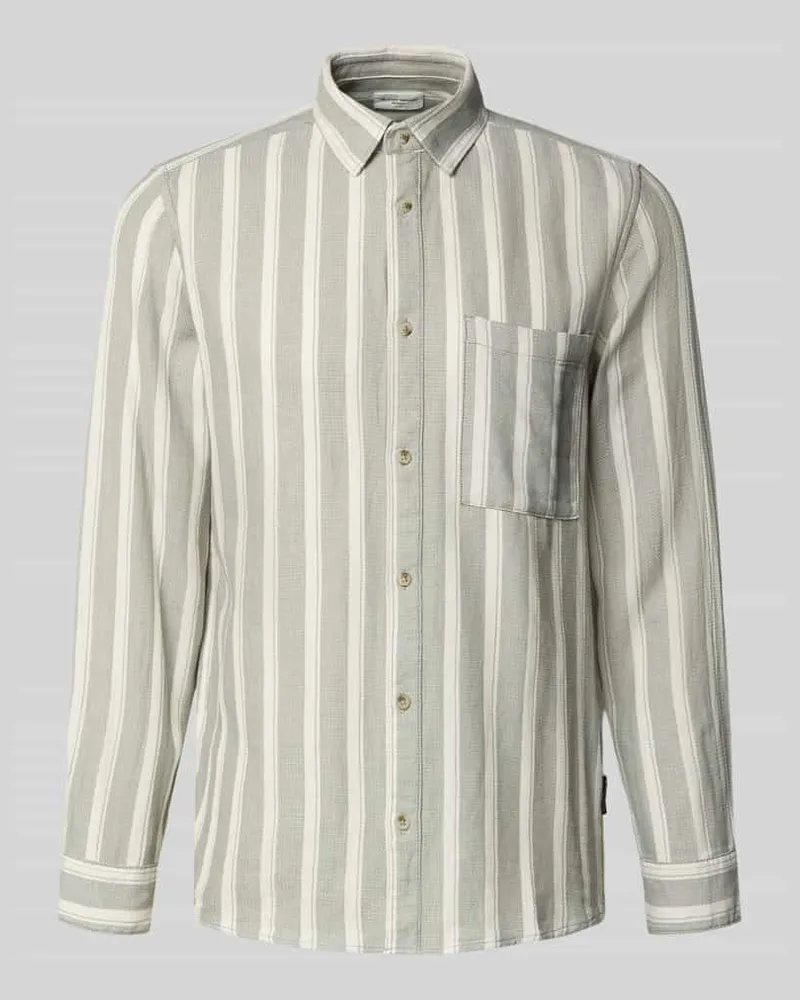 Tom Tailor Regular Fit Freizeithemd aus reiner Baumwolle Lind