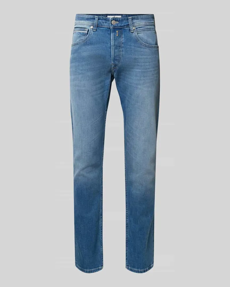 Replay Tapered Fit Jeans im Used-Look Modell 'GROVER 