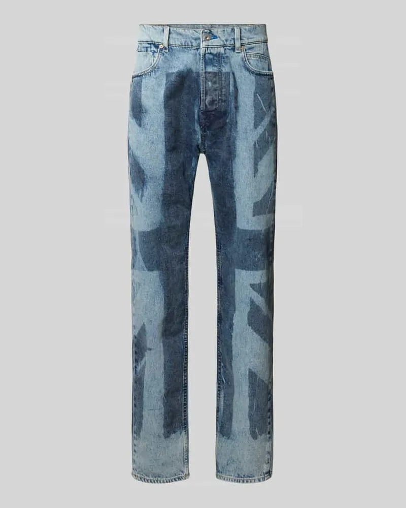 Pepe Jeans Relaxed Fit Jeans aus reiner Baumwolle Modell 'BEXLEY Dunkelblau