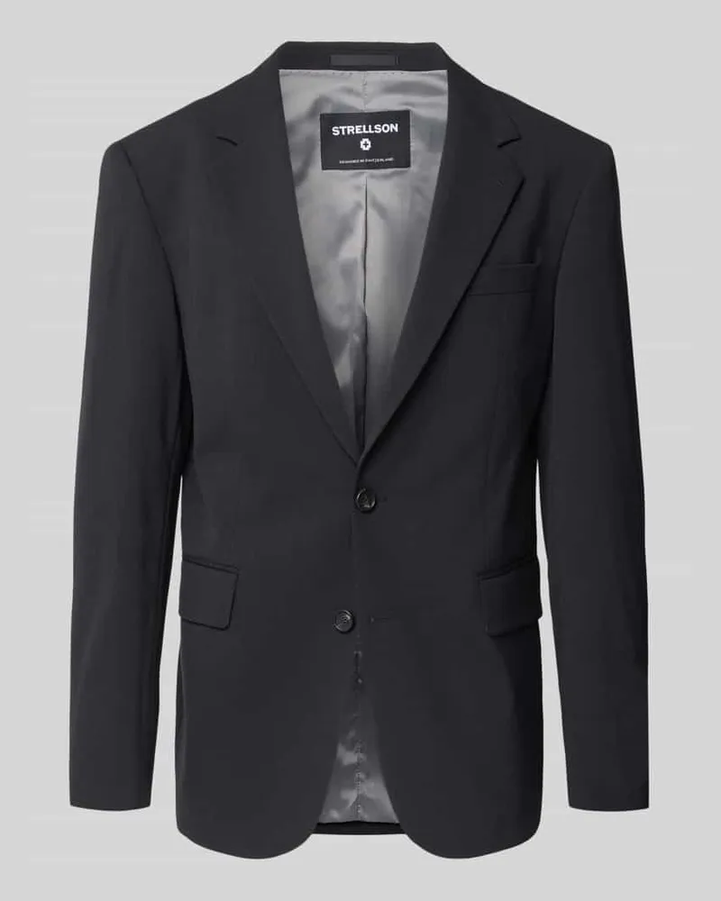 Strellson Regular Fit Anzugsakko mit Woll-Anteil Modell 'REECE Black