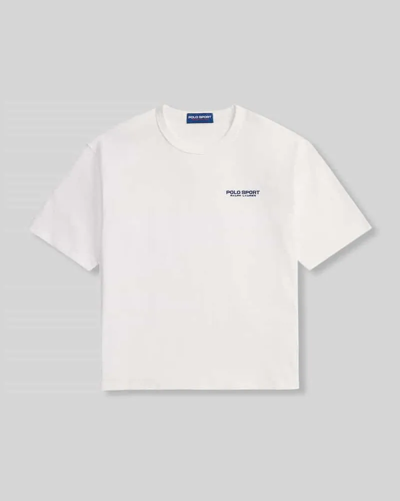 Ralph Lauren Regular Fit T-Shirt aus reiner Baumwolle Weiss