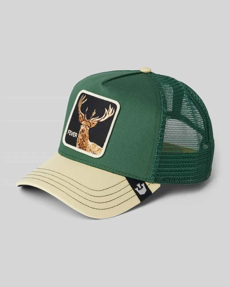 Goorin Bros. Trucker Cap mit Motiv-Patch Modell 'The Stag Gruen