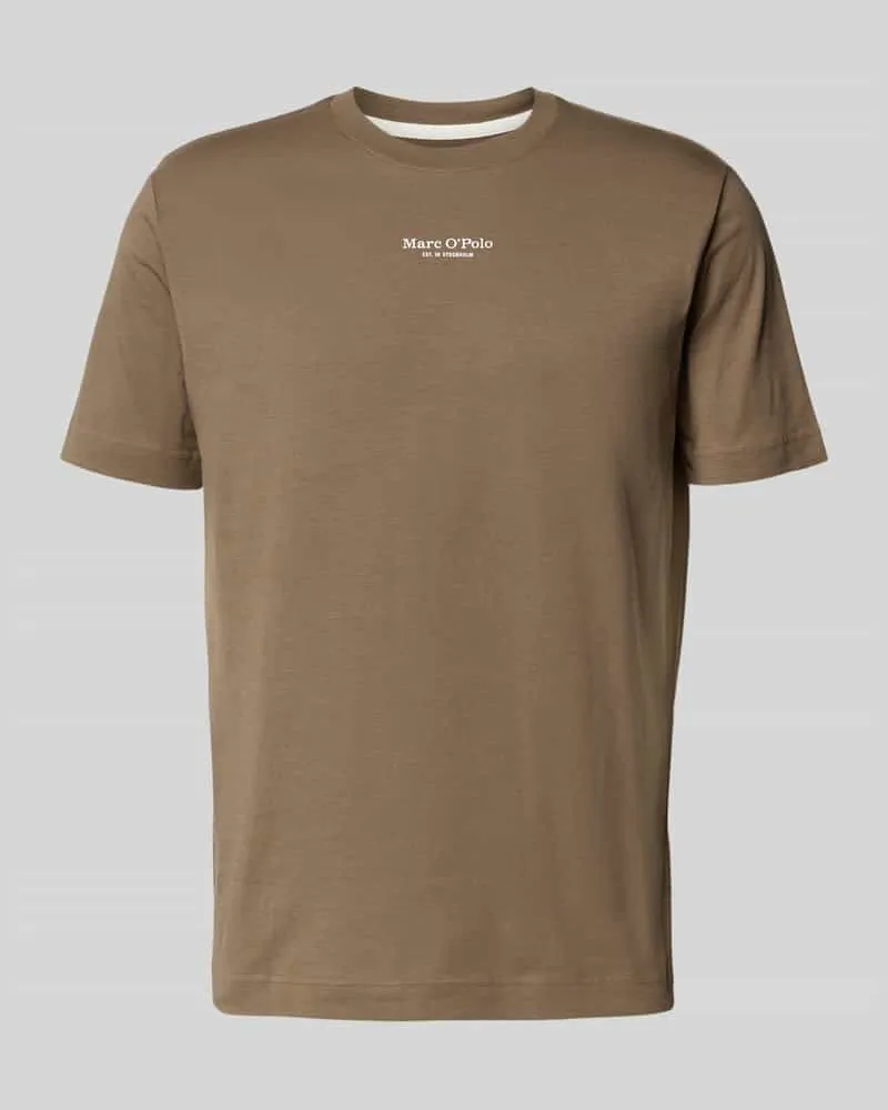 Marc O'Polo Regular Fit T-Shirt aus reiner Baumwolle Hazel