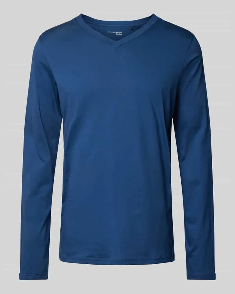 Schiesser Longsleeve mit V-Ausschnitt 