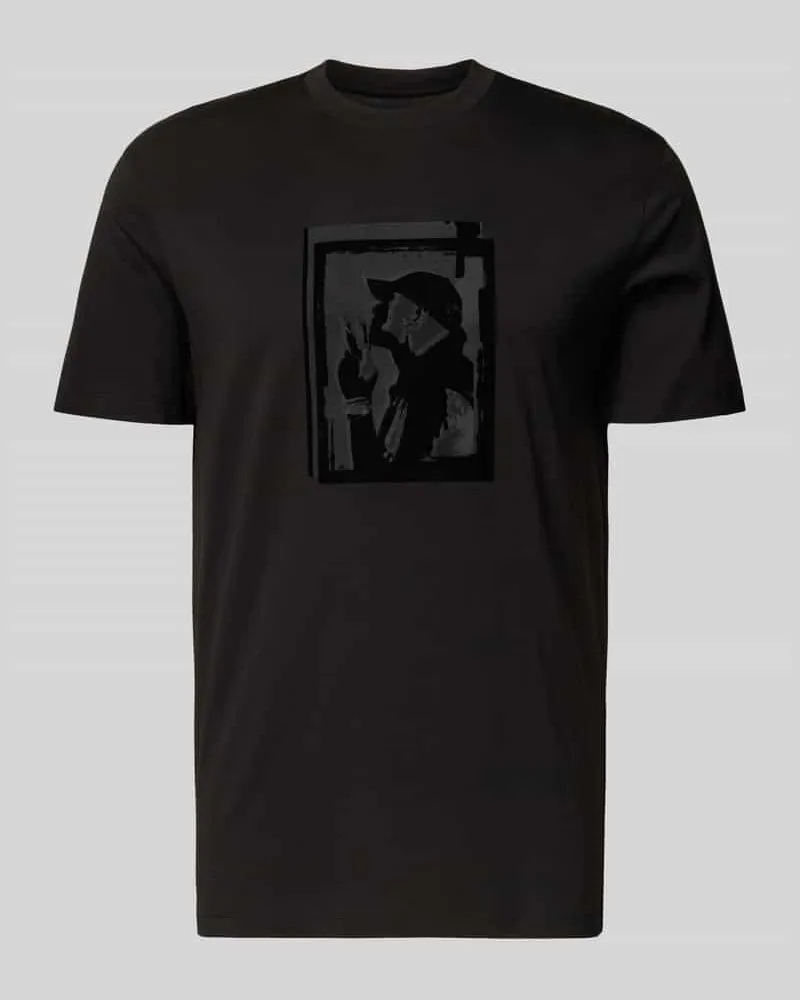 Armani Exchange T-Shirt mit Motiv-Print 