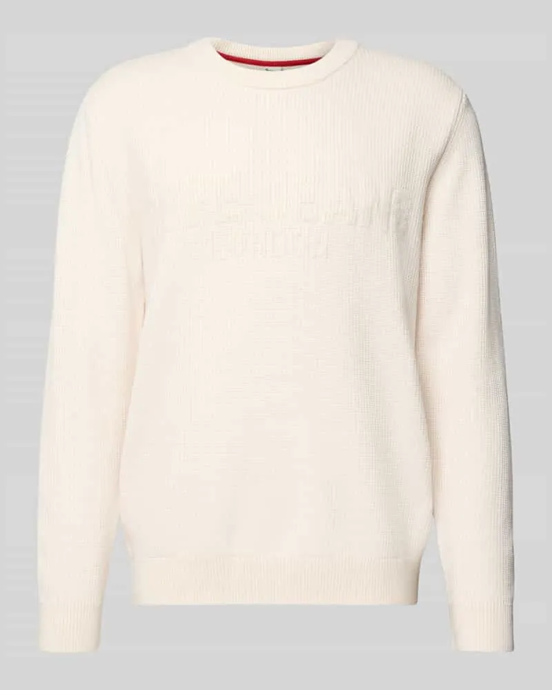 Pepe Jeans Regular Fit Strickpullover Viskose-Baumwoll-Mix Modell 'PHINEAS 
