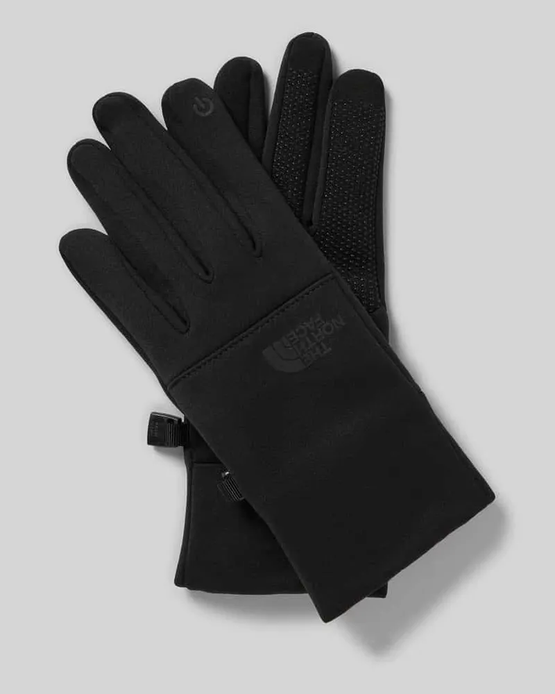 The North Face Fingerhandschuhe mit Logo Modell 'ETIP Black