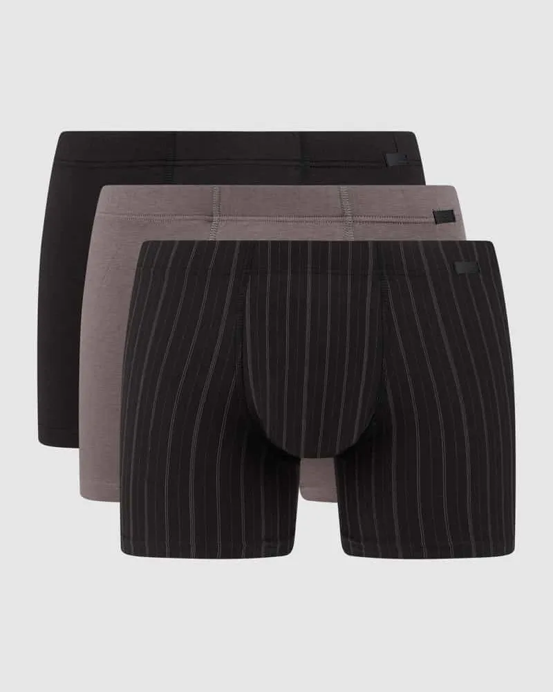 Jockey Trunks mit Lyocell-Anteil im 3er-Pack Anthrazit