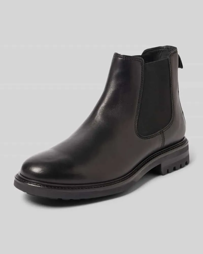 Marc O'Polo Chelsea Boots aus Rindsleder mit elastischem Einsatz Modell 'RONY 