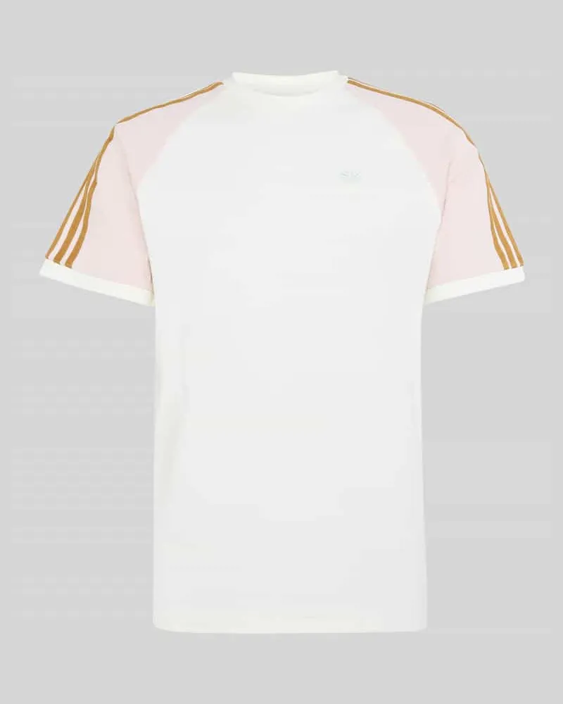 adidas Regular Fit T-Shirt aus reiner Baumwolle Hellrosa