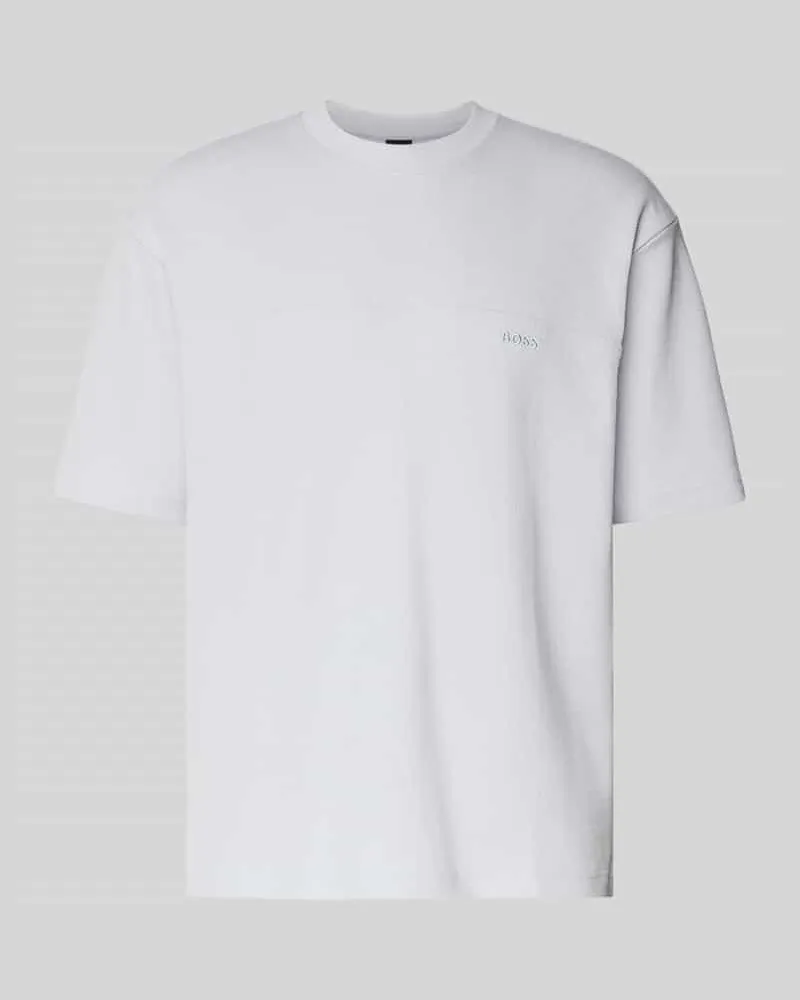 HUGO BOSS Regular Fit T-Shirt aus Baumwoll-Mix Modell 'TE_HIVE Mint
