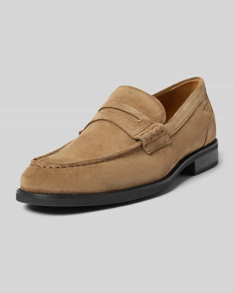 Vagabond Loafers mit Label-Detail Modell 'MARIO Beige