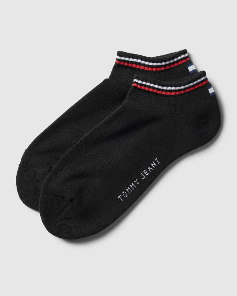Tommy Hilfiger Sneakersocken mit Kontraststreifen im 2er-Pack 