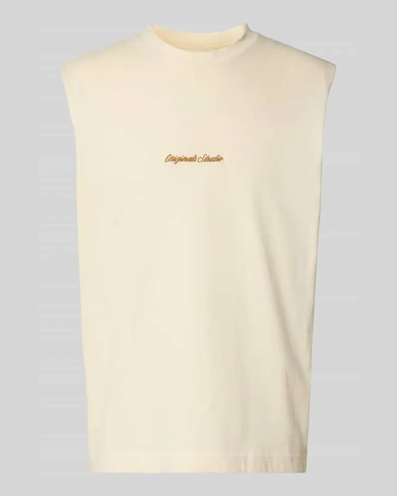 Jack & Jones T-Shirt mit Stitching Offwhite