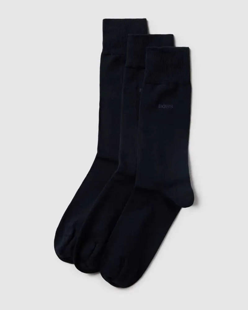 HUGO BOSS Socken mit Label-Detail im 3er-Pack 