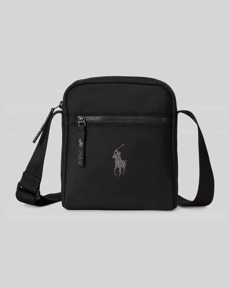 Ralph Lauren Umhängetasche mit Logo-Schriftzug Black