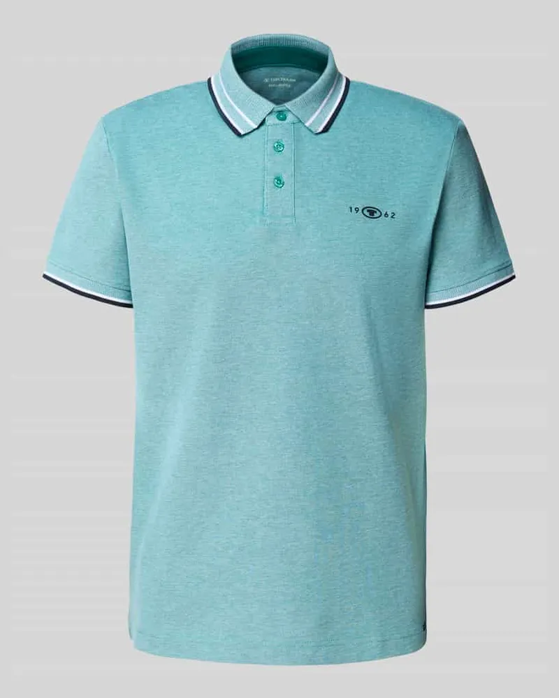 Tom Tailor Regular Fit Poloshirt aus Baumwoll-Mix 