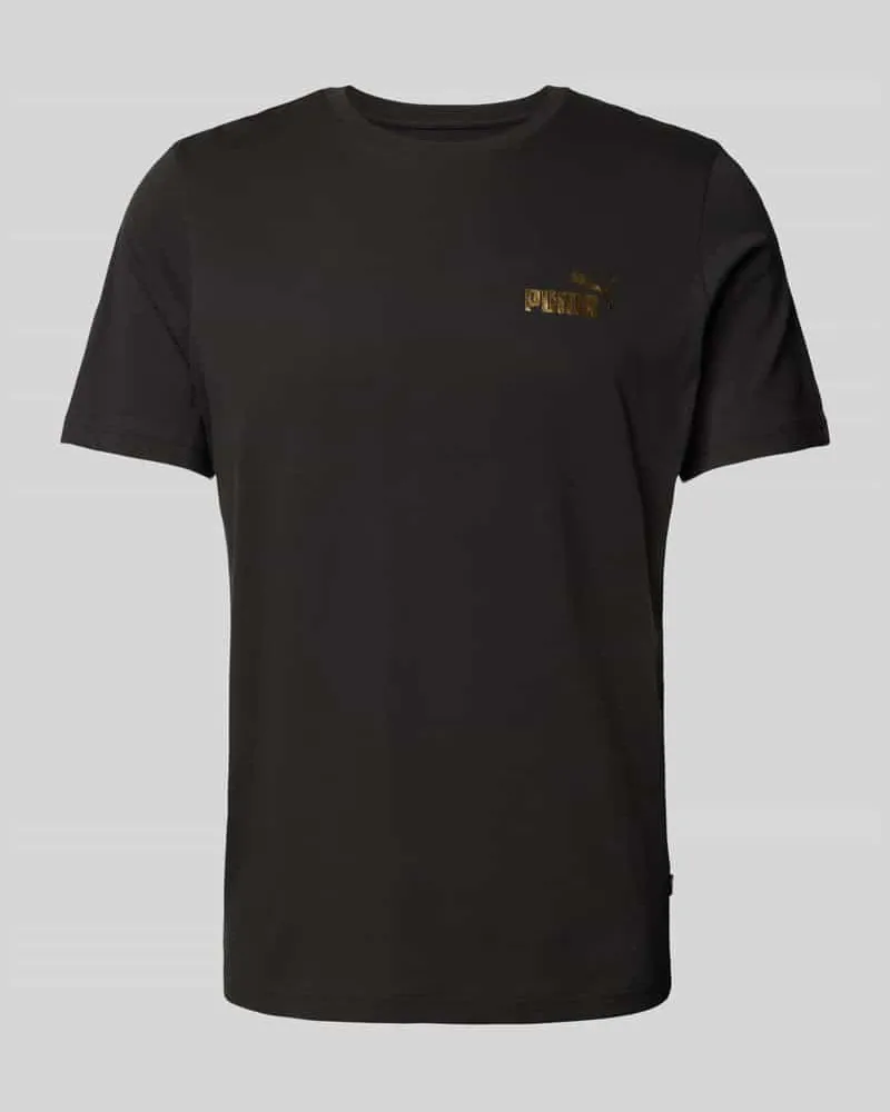 Puma T-Shirt mit Label-Print 