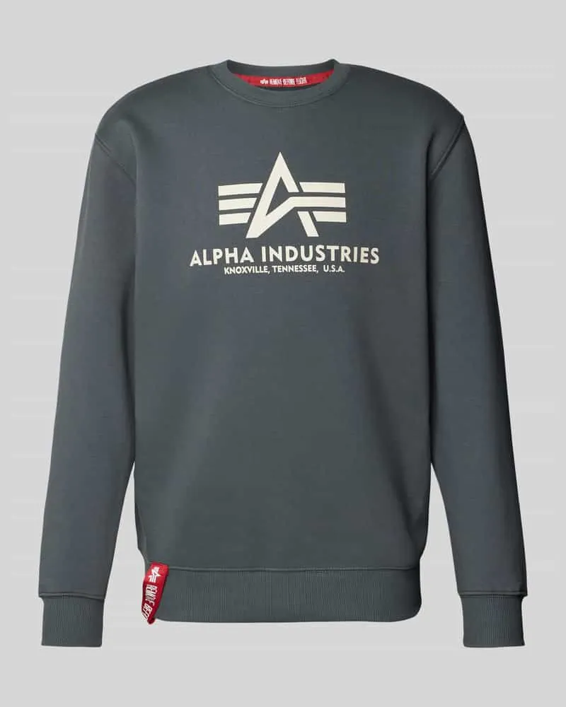 Alpha Industries BASIC SWEATER' mit Logo-Print 