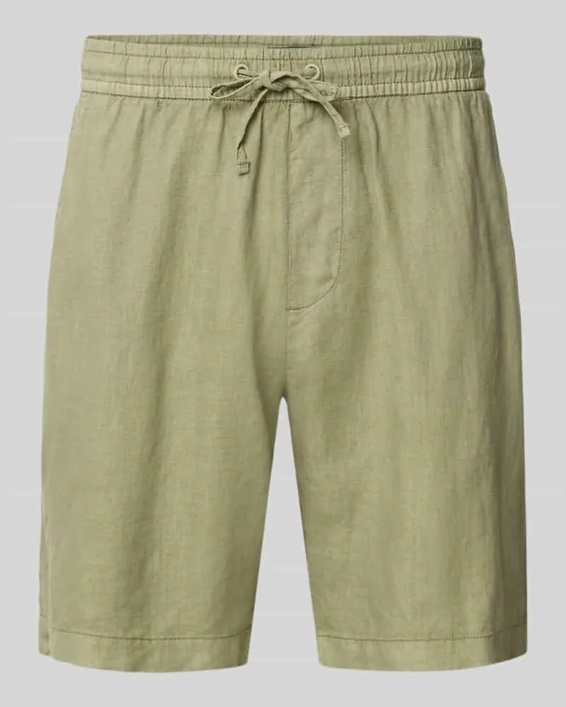 McNeal Shorts mit elastischem Bund und Gesäßtasche Lind