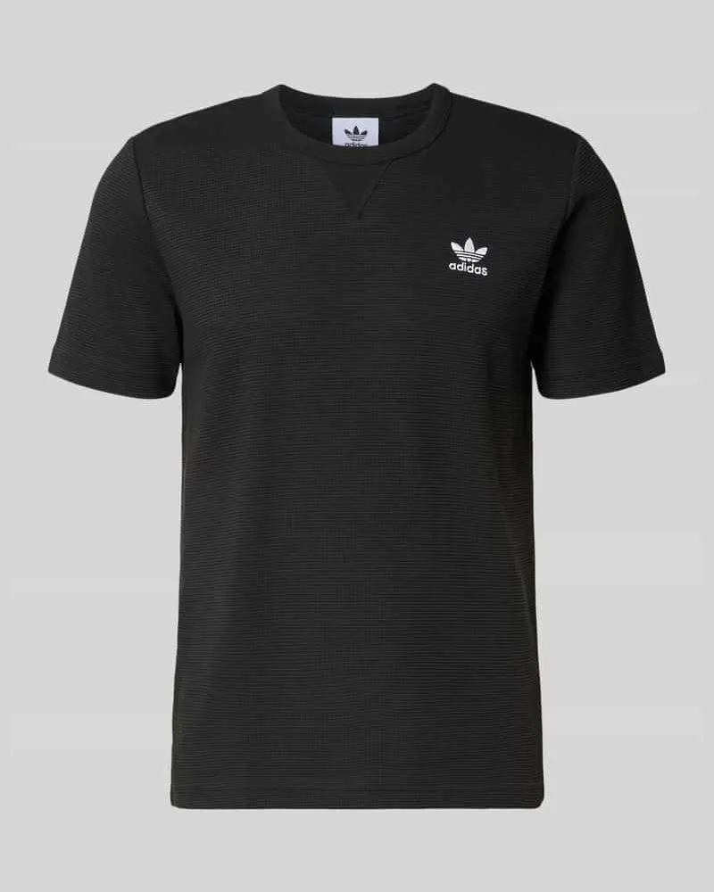 adidas Regular Fit T-Shirt mit Baumwoll-Anteil Black