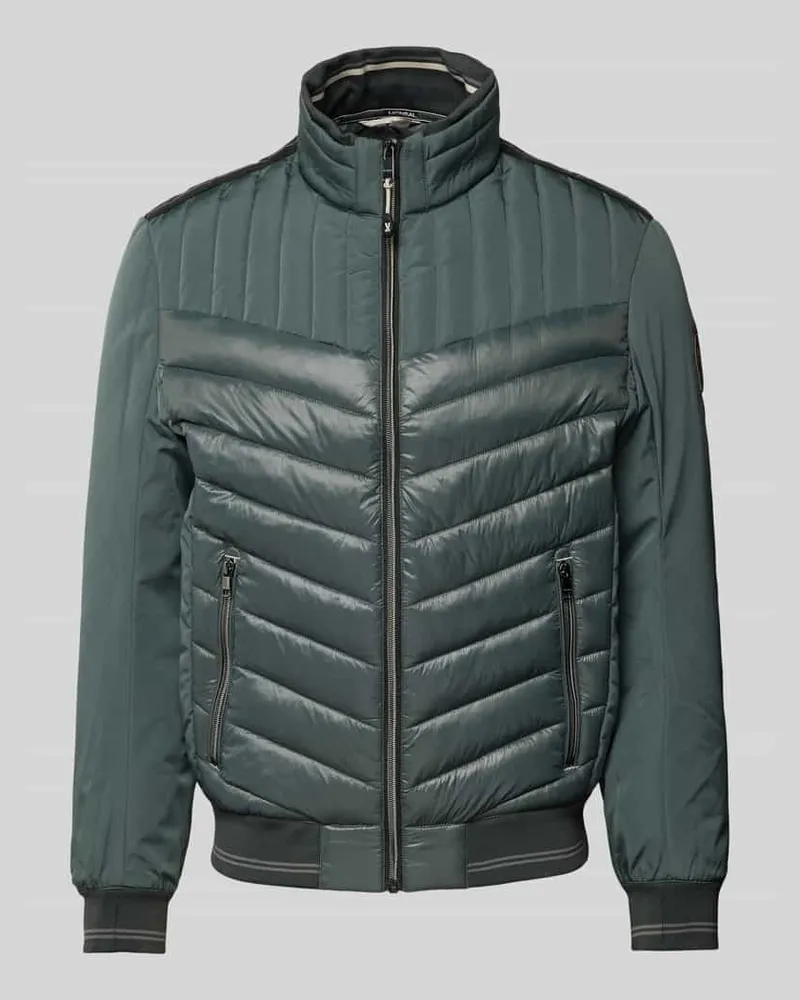 McNeal Steppjacke mit Stehkragen Oliv
