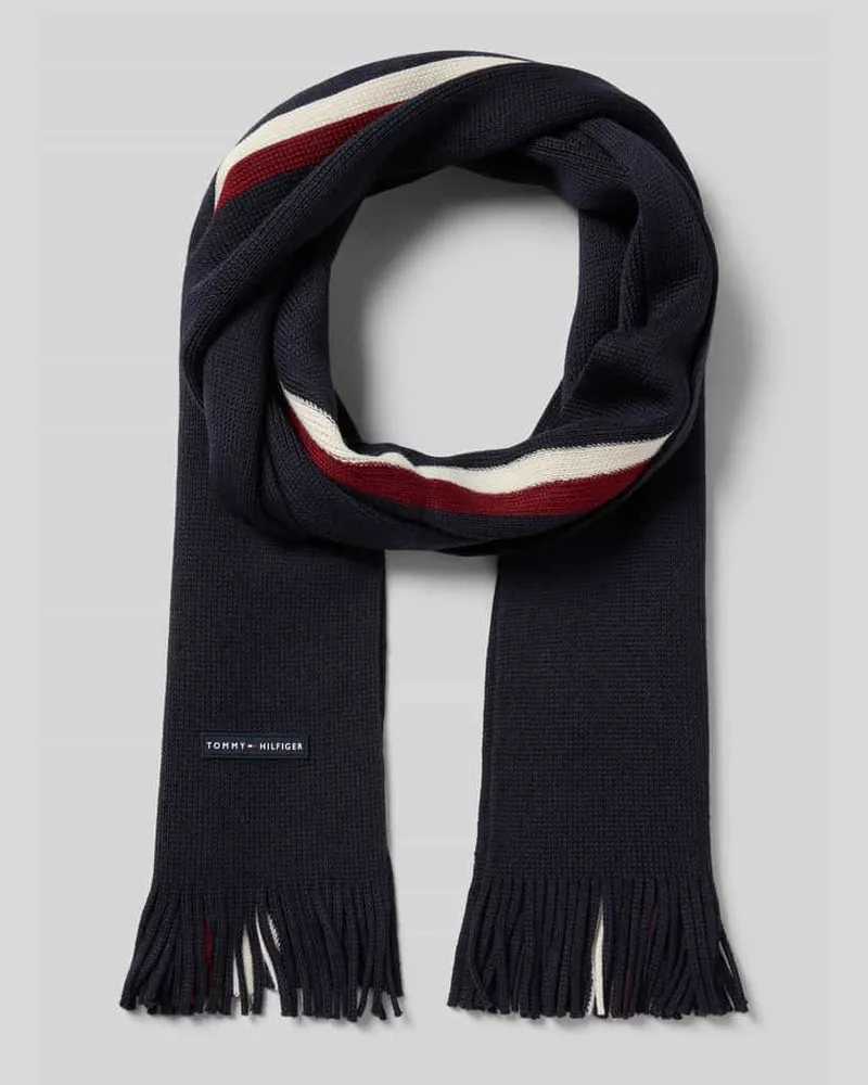 Tommy Hilfiger Schal aus Woll-Mix Marine