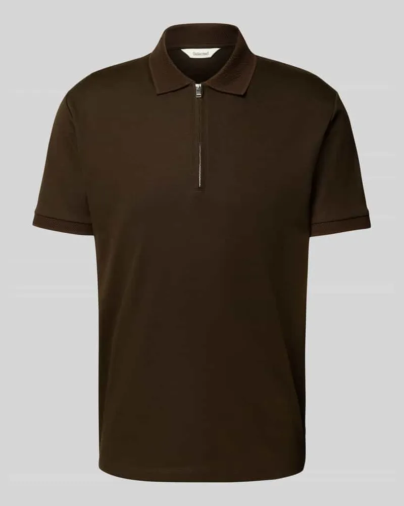 Selected Homme Regular Fit Poloshirt aus Baumwoll-Mix Modell 'FAVE 