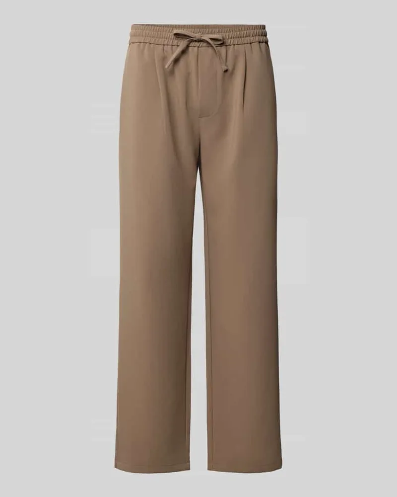 Only & Sons Weite Hose aus mit Bundfalten Modell 'WILL Beige