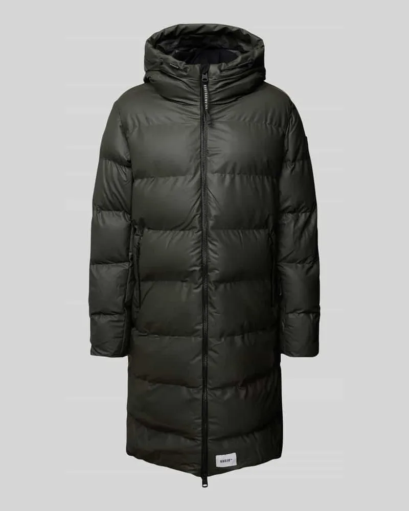 khujo Steppjacke mit Label-Patch Modell 'EARL Gruen