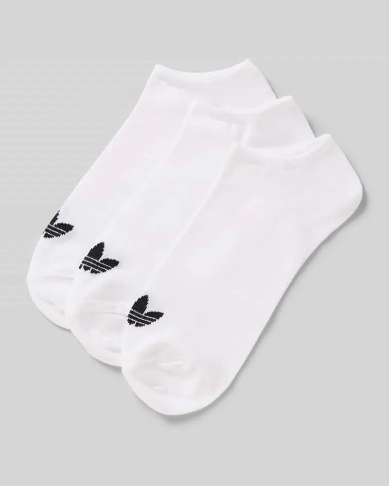 adidas Sneakersocken mit Logo-Print im 3er-Pack Weiss