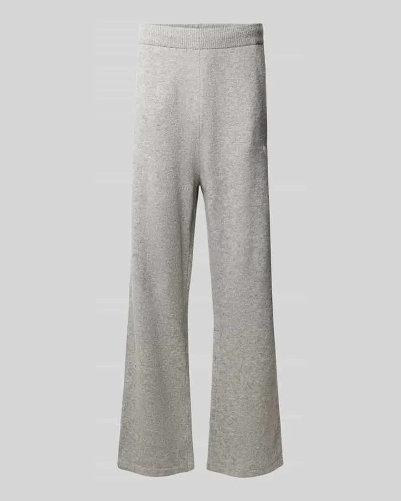 adidas High Waist Sweathose mit Strukturstrick Mittelgrau