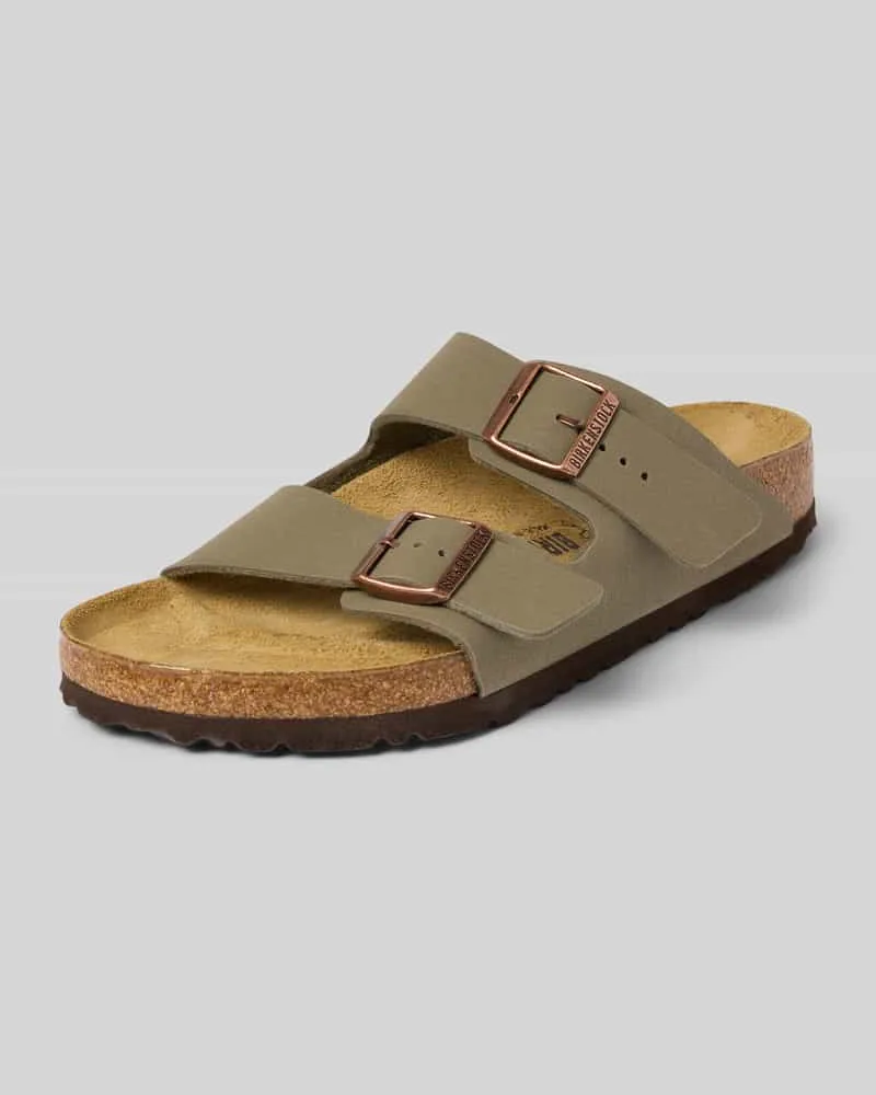Birkenstock Slides mit Dornschließe Modell 'Arizona 