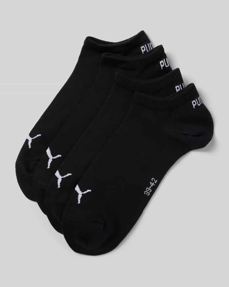 Puma Sneakersocken mit Label-Detail im 4er-Pack 