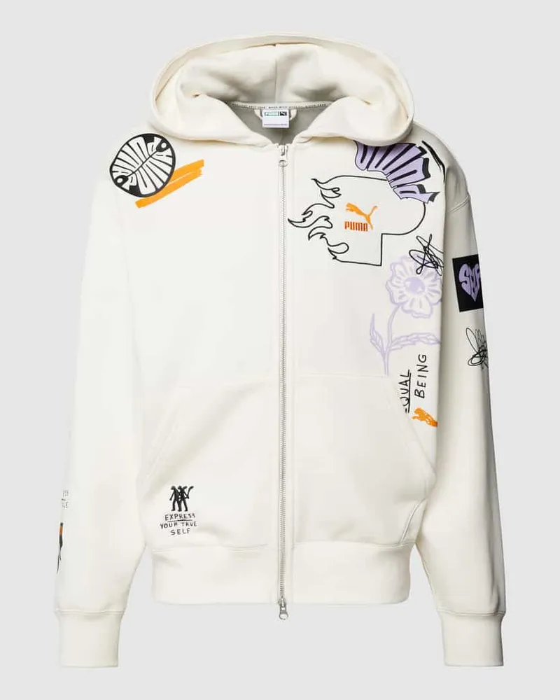 Puma Sweatjacke mit Label-Print - PUMA X P&C Offwhite