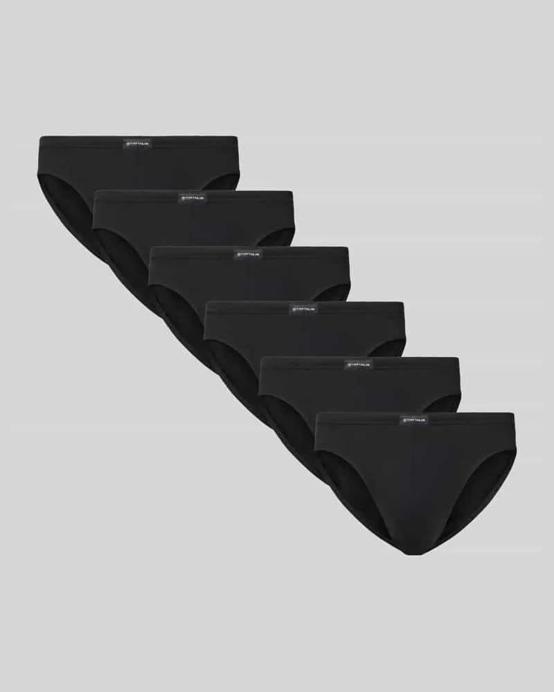 Tom Tailor Slip aus Baumwolle im 7er-Pack Black
