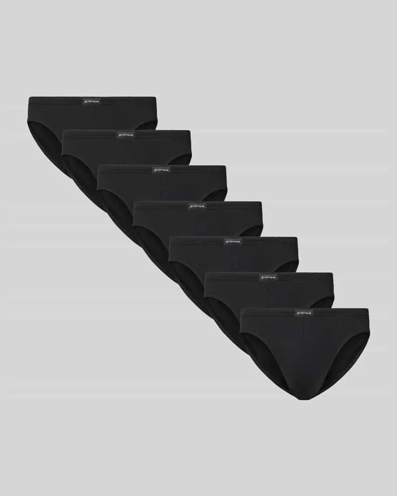 Tom Tailor Slip aus Baumwolle im 7er-Pack Black