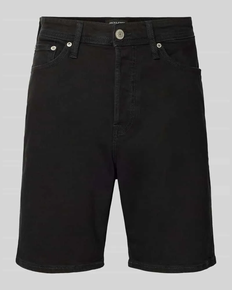 Jack & Jones Relaxed Fit Jeansshorts Modell 'TONY Black
