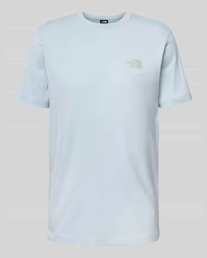 The North Face T-Shirt mit geripptem Rundhalsausschnitt 