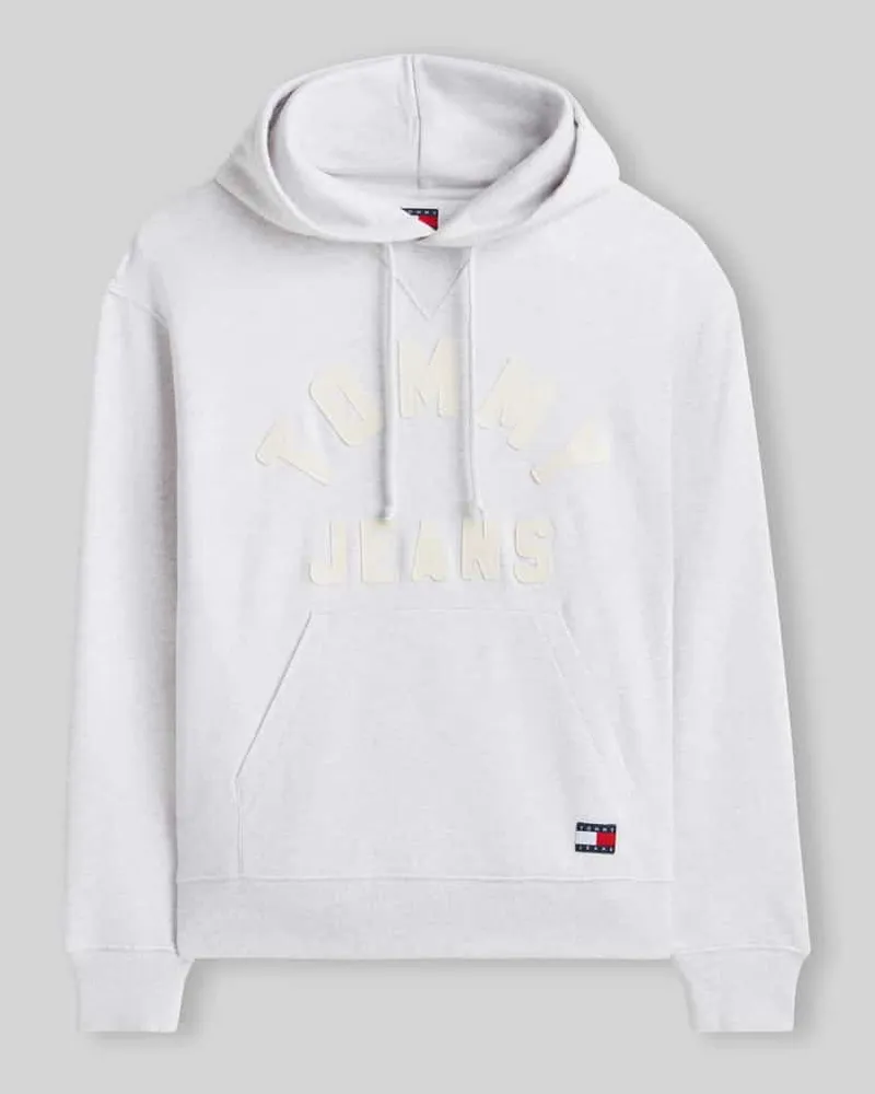 Tommy Hilfiger Hoodie mit Logo-Patch Hellgrau