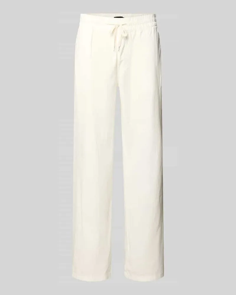 Matinique Hose aus Leinen-Baumwoll-Mix Modell 'barton Weiss