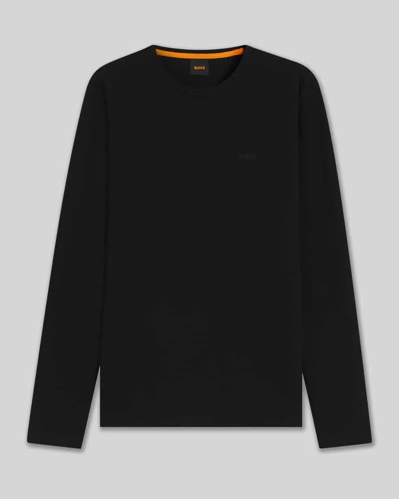 HUGO BOSS Regular Fit Longsleeve mit Waffelstruktur Modell 'TEMPESTO 