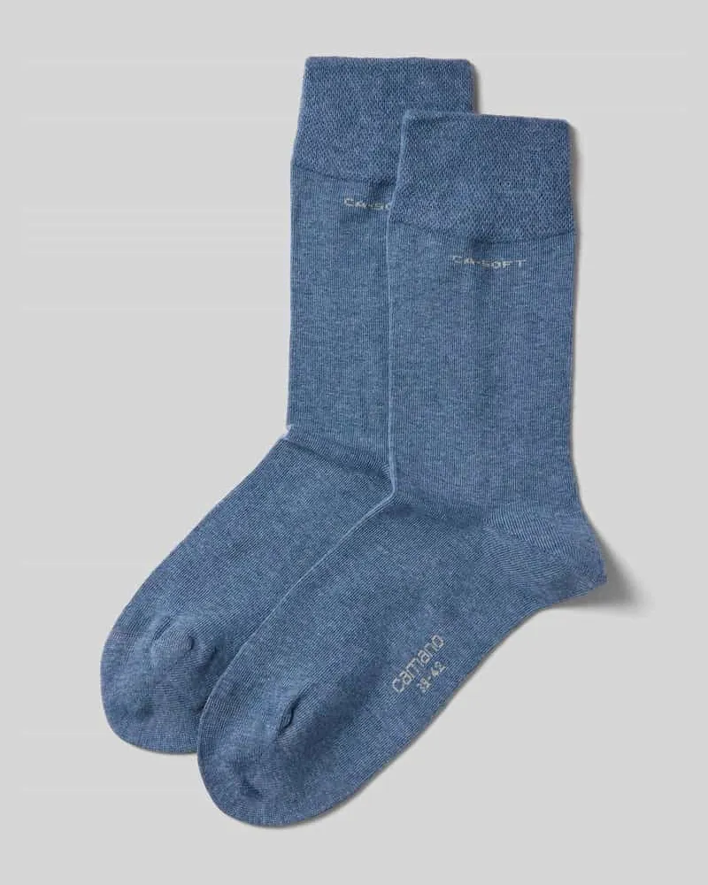 Camano Socken im unifarbenen Design im 4er-Pack 