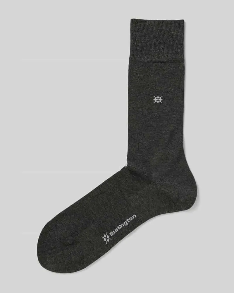 Burlington Socken mit Label-Print Modell 'Dublin 