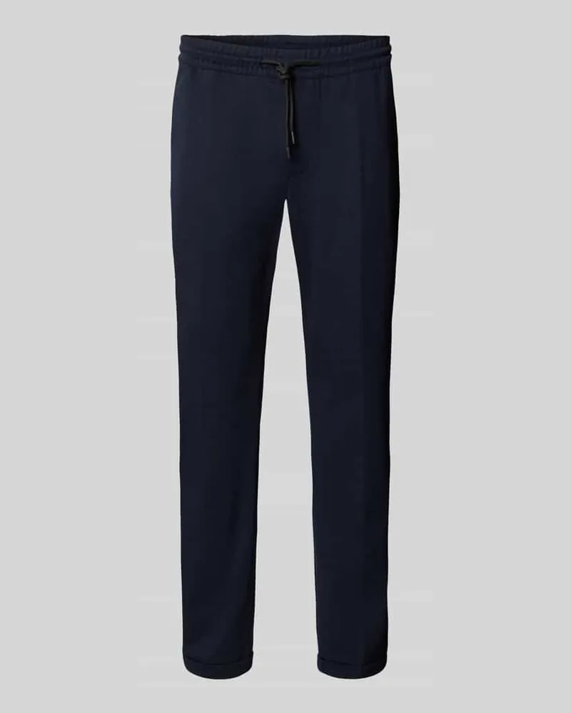 Tom Tailor Tapered Fit Chino mit Viskose Dunkelblau