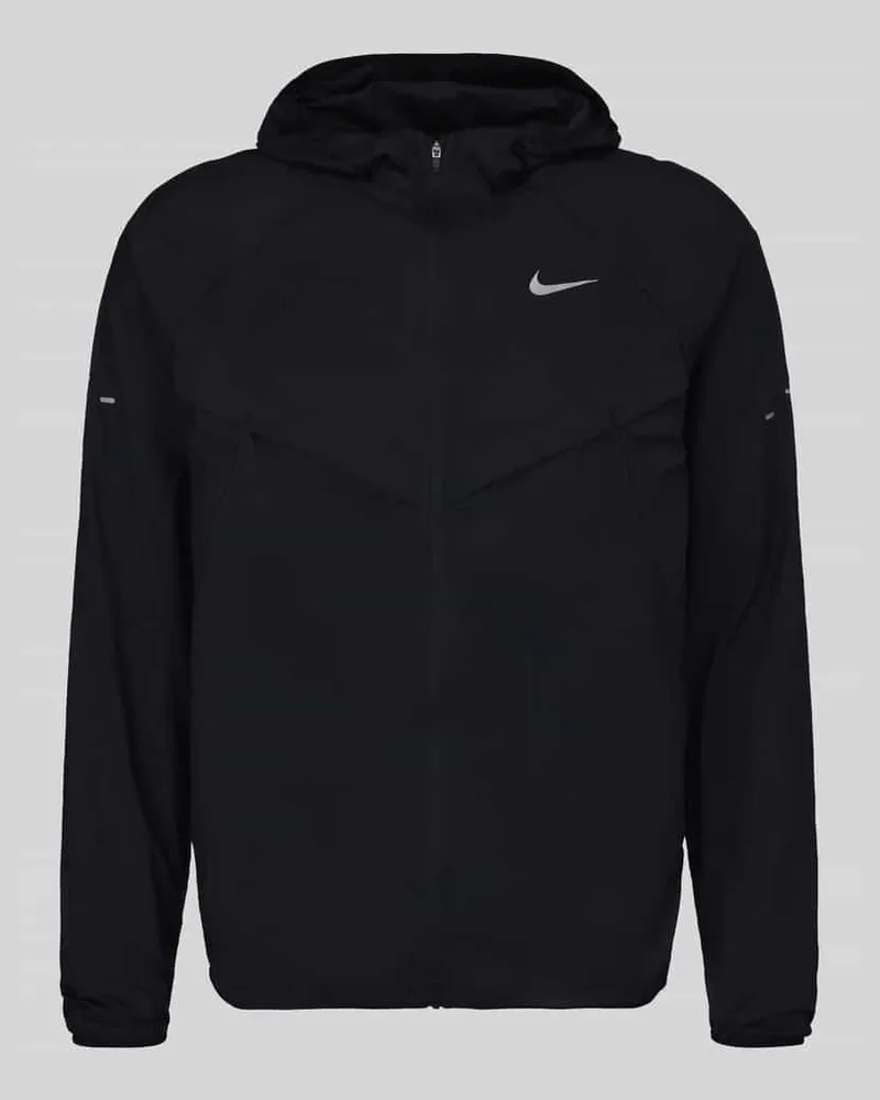Nike Regular Fit Trainingsjacke aus reiner Baumwolle Modell 'STRIDE Black