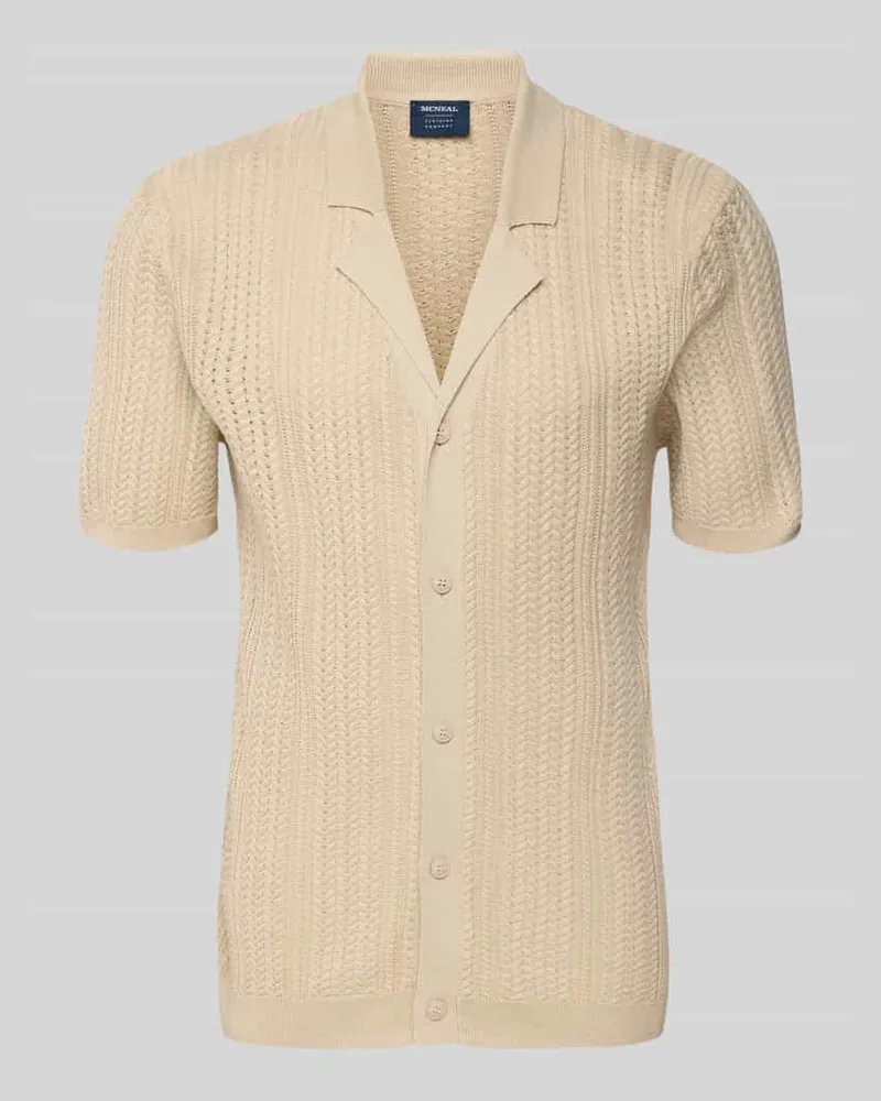 McNeal Freizeithemd mit Knopfleiste Beige